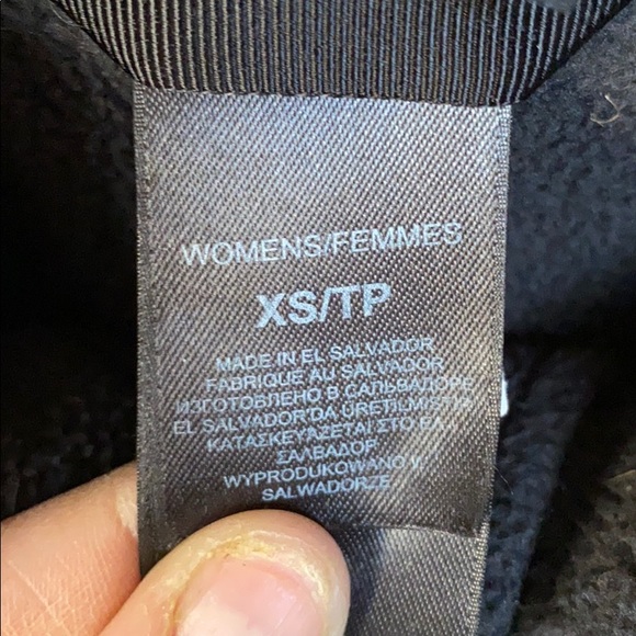 🌀North Face Charcoal grey fleece EUC XS - Picture 2 of 4